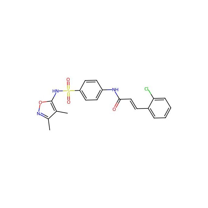 (2E)-3-(2-Chlorophenyl)-N-{4-[(dimethyl-1,2-oxazol-5-yl)sulfamoyl]phenyl}prop-2-enamide - ≥98% CAS No(873307-19-8) by Aladdin Scientific