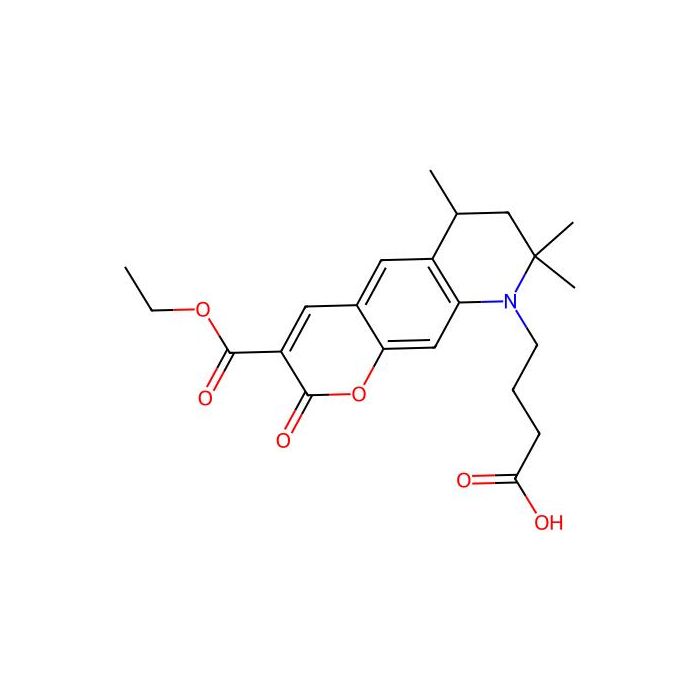 4-(3-(Ethoxycarbonyl)-6,8,8-trimethyl-2-oxo-7,8-dihydro-2H-pyrano[3,2-g]quinolin-9(6H)-yl)butanoic acid -  CAS No(652966-03-5) by Aladdin Scientific