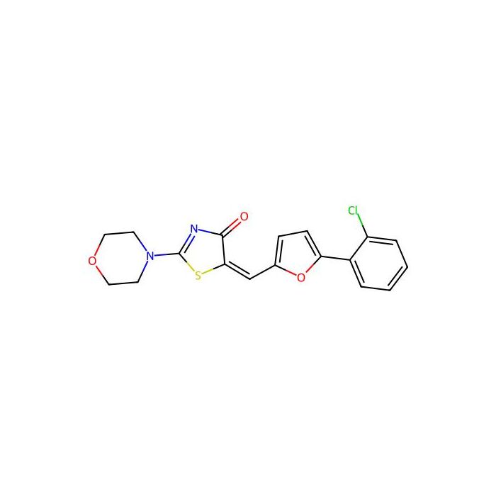 (E)-5-((5-(2-chlorophenyl)furan-2-yl)methylene)-2-morpholinothiazol-4(5H)-one -  CAS No(1164460-48-3) by Aladdin Scientific