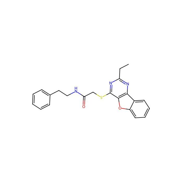 2-((2-ethylbenzofuro[3,2-d]pyrimidin-4-yl)thio)-N-phenethylacetamide -  CAS No(861634-99-3) by Aladdin Scientific