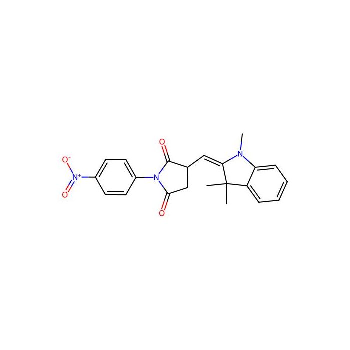 (E)-1-(4-nitrophenyl)-3-((1,3,3-trimethylindolin-2-ylidene)methyl)pyrrolidine-2,5-dione -  CAS No(1164562-93-9) by Aladdin Scientific