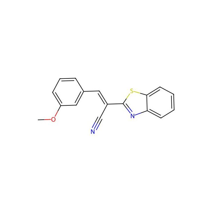 (2E)-2-(1,3-benzothiazol-2-yl)-3-(3-methoxyphenyl)prop-2-enenitrile - ≥98% CAS No(1638294-92-4) by Aladdin Scientific