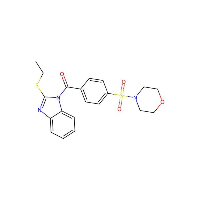 (2-(ethylthio)-1H-benzo[d]imidazol-1-yl)(4-(morpholinosulfonyl)phenyl)methanone -  CAS No(496777-80-1) by Aladdin Scientific