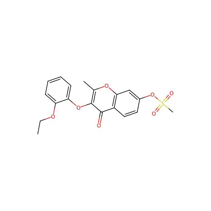 3-(2-ethoxyphenoxy)-2-methyl-4-oxo-4H-chromen-7-yl methanesulfonate -  CAS No(637750-85-7) by Aladdin Scientific