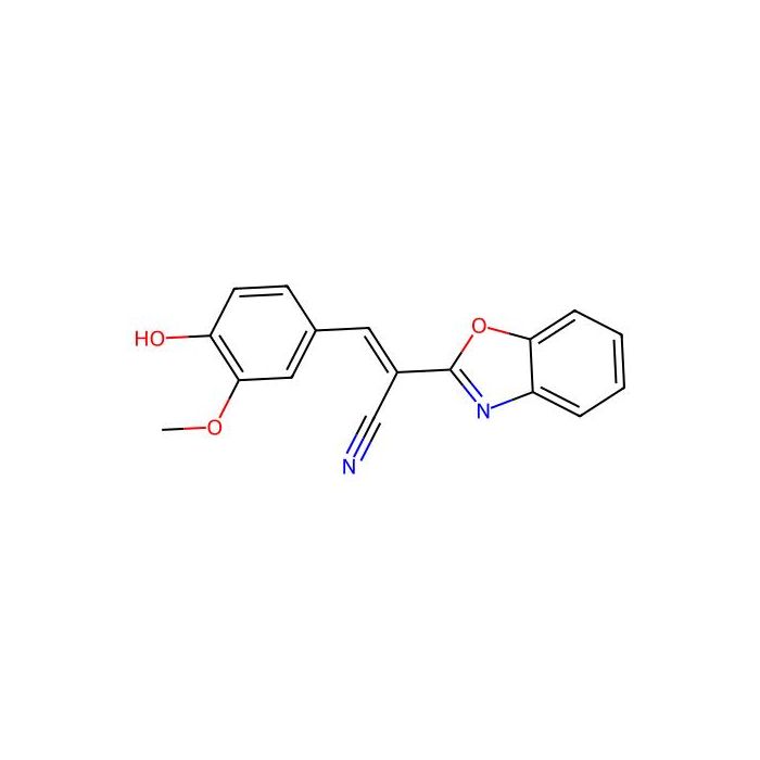 (2E)-2-(1,3-benzoxazol-2-yl)-3-(4-hydroxy-3-methoxyphenyl)prop-2-enenitrile -  CAS No(618389-77-8) by Aladdin Scientific