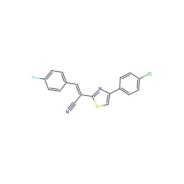 (2E)-2-[4-(4-chlorophenyl)-1,3-thiazol-2-yl]-3-(4-fluorophenyl)prop-2-enenitrile -  CAS No(332175-35-6) by Aladdin Scientific