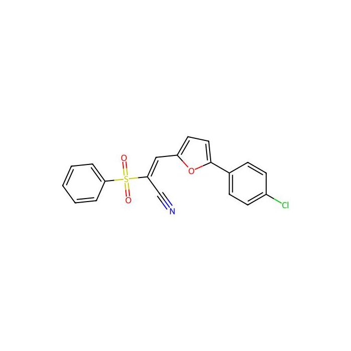 (2E)-2-(Benzenesulfonyl)-3-[5-(4-chlorophenyl)-furan-2-yl]prop-2-enenitrile - ≥95% CAS No(64251-72-5) by Aladdin Scientific