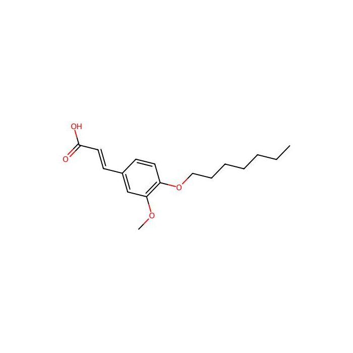 (2E)-3-[4-(heptyloxy)-3-methoxyphenyl]acrylic acid - ≥95% CAS No(1630949-90-4) by Aladdin Scientific