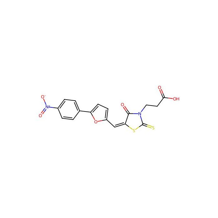 (E)-3-(5-((5-(4-nitrophenyl)furan-2-yl)methylene)-4-oxo-2-thioxothiazolidin-3-yl)propanoic acid -  CAS No(300377-05-3) by Aladdin Scientific
