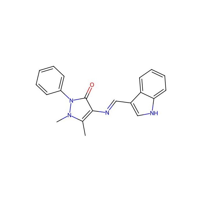 (E)-4-(((1H-indol-3-yl)methylene)amino)-1,5-dimethyl-2-phenyl-1H-pyrazol-3(2H)-one -  CAS No(936332-95-5) by Aladdin Scientific