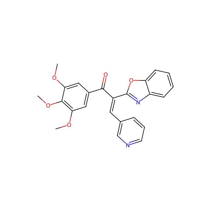 (2E)-2-(1,3-benzoxazol-2-yl)-3-(pyridin-3-yl)-1-(3,4,5-trimethoxyphenyl)prop-2-en-1-one -  CAS No(496011-51-9) by Aladdin Scientific