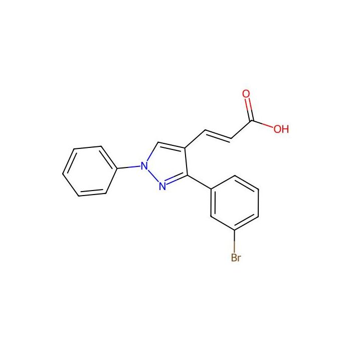 (E)-3-(3-(3-Bromophenyl)-1-phenyl-1H-pyrazol-4-yl)acrylic acid -  CAS No(372107-21-6) by Aladdin Scientific