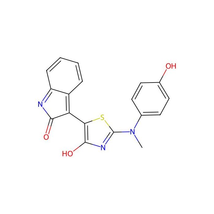 (E)-2-((4-hydroxyphenyl)(methyl)amino)-5-(2-oxoindolin-3-ylidene)thiazol-4(5H)-one -  CAS No(405919-88-2) by Aladdin Scientific