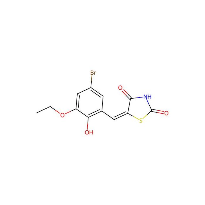 (E)-5-(5-Bromo-3-ethoxy-2-hydroxybenzylidene)thiazolidine-2,4-dione -  CAS No(313530-35-7) by Aladdin Scientific