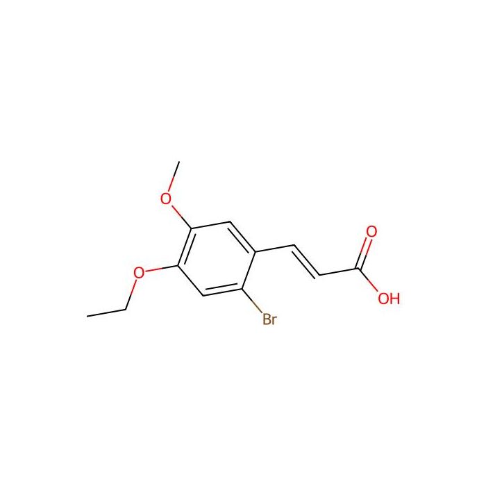 (2E)-3-(2-Bromo-4-ethoxy-5-methoxyphenyl)acrylic acid - ≥95% CAS No(423753-00-8) by Aladdin Scientific