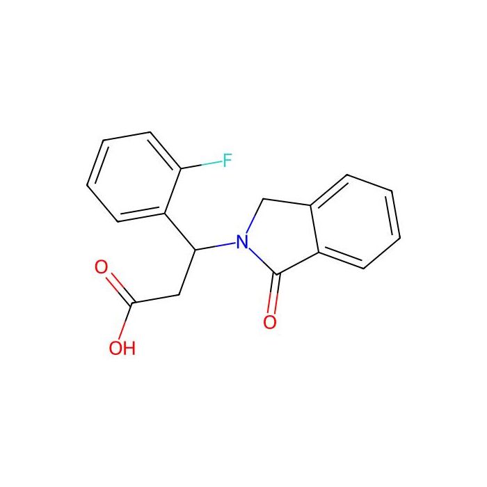 3-(2-fluorophenyl)-3-(1-oxo-1,3-dihydro-2H-isoindol-2-yl)propanoic acid -  CAS No(383148-31-0) by Aladdin Scientific