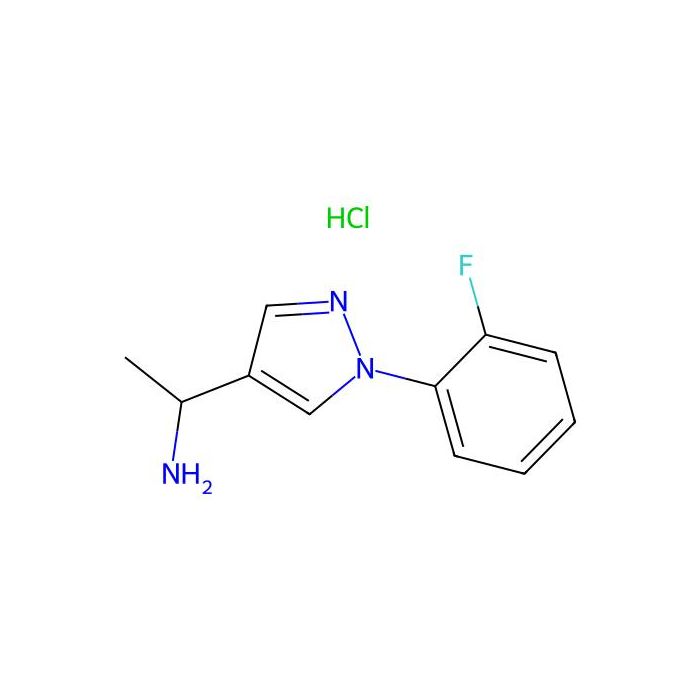 1-(1-(2-Fluorophenyl)-1H-pyrazol-4-yl)ethanamine hydrochloride - ≥97% CAS No(1049791-50-5) by Aladdin Scientific