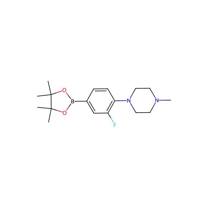 1-(2-Fluoro-4-(4,4,5,5-tetramethyl-1,3,2-dioxaborolan-2-yl)phenyl)-4-methylpiperazine - ≥98% CAS No(1408088-34-5) by Aladdin Scientific