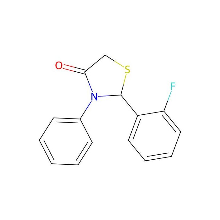 2-(2-Fluorophenyl)-3-phenyl-1,3-thiazolidin-4-one -  CAS No(124823-21-8) by Aladdin Scientific