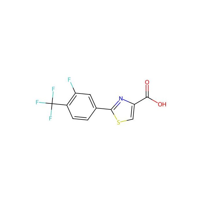 2-[3-Fluoro-4-(trifluoromethyl)phenyl]-1,3-thiazole-4-carboxylic acid -  CAS No(937602-43-2) by Aladdin Scientific
