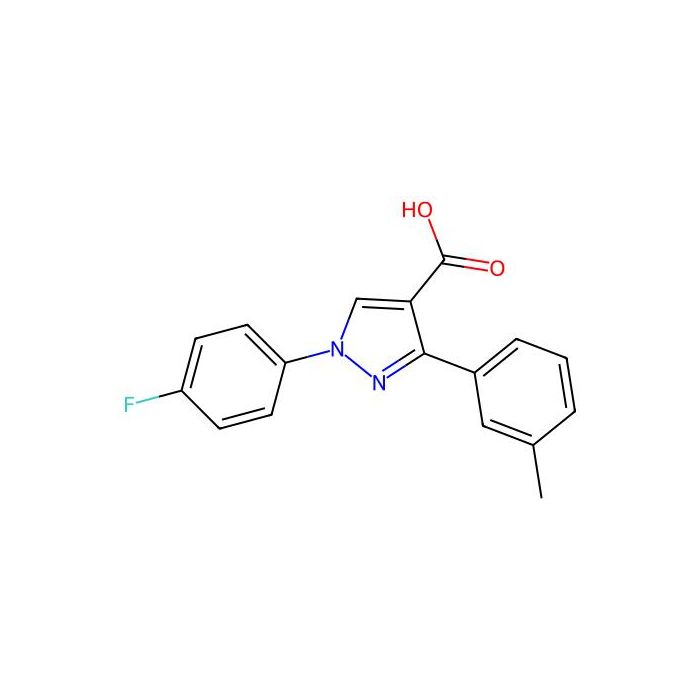 1-(4-fluorophenyl)-3-(3-methylphenyl)-1H-pyrazole-4-carboxylic acid - ≥95% CAS No(956181-48-9) by Aladdin Scientific