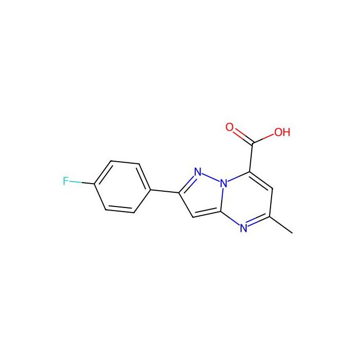 2-(4-Fluorophenyl)-5-methylpyrazolo[1,5-a]pyrimidine-7-carboxylic acid - ≥95% CAS No(886503-14-6) by Aladdin Scientific