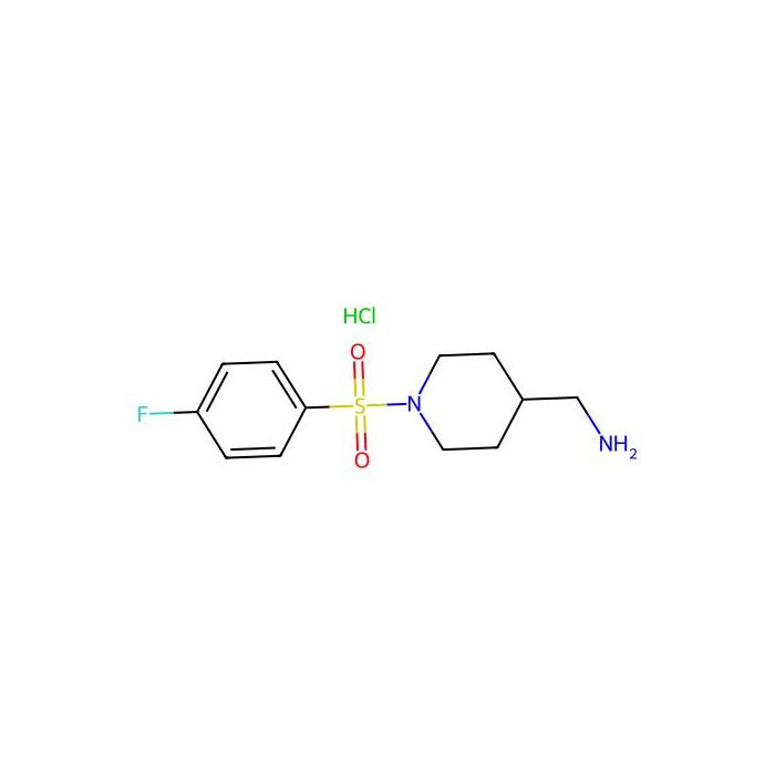 (1-((4-Fluorophenyl)sulfonyl)piperidin-4-yl)methanamine hydrochloride - ≥95% CAS No(1215609-88-3) by Aladdin Scientific