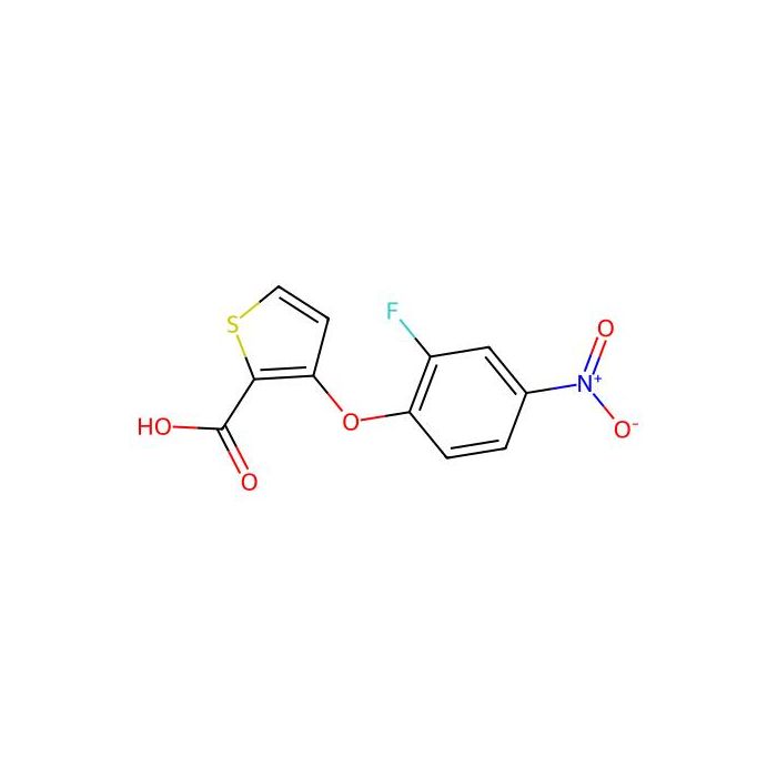3-(2-Fluoro-4-nitrophenoxy)-2-thiophenecarboxylic acid - ≥97% CAS No(337919-93-4) by Aladdin Scientific