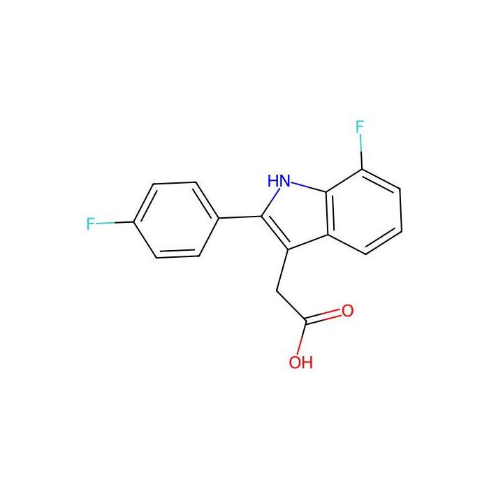 2-(7-Fluoro-2-(4-fluorophenyl)-1H-indol-3-YL)acetic acid - ≥95% CAS No(901194-06-7) by Aladdin Scientific