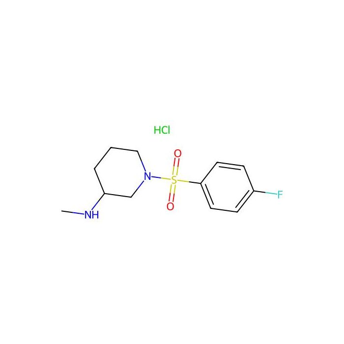 1-((4-Fluorophenyl)sulfonyl)-N-methylpiperidin-3-amine hydrochloride - ≥95% CAS No(1353972-68-5) by Aladdin Scientific
