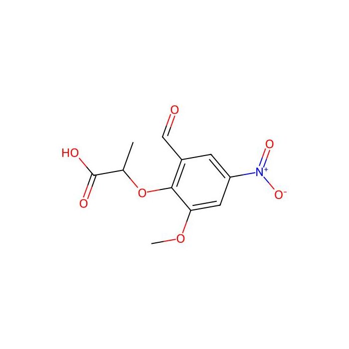 2-(2-Formyl-6-methoxy-4-nitrophenoxy)propanoic acid - ≥95% CAS No(662154-26-9) by Aladdin Scientific