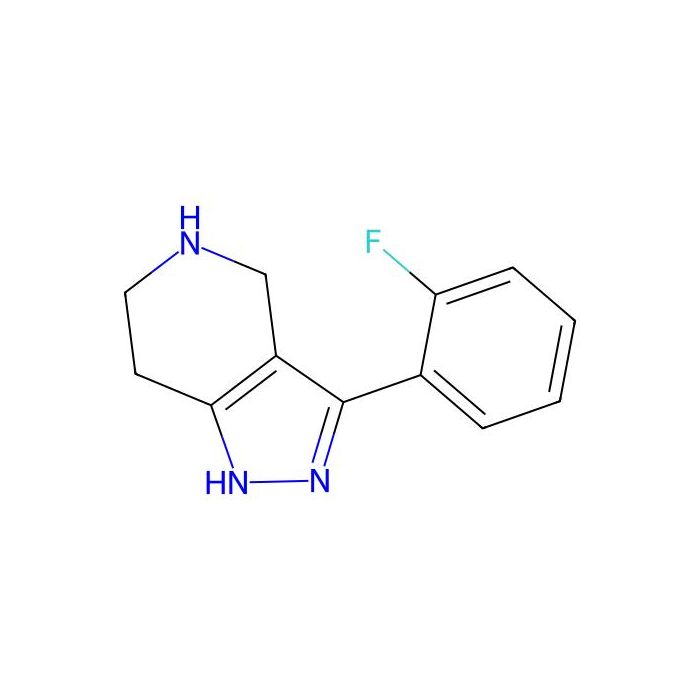 3-(2-fluorophenyl)-4,5,6,7-tetrahydro-2H-pyrazolo[4,3-c]pyridine - ≥95% CAS No(916423-12-6) by Aladdin Scientific