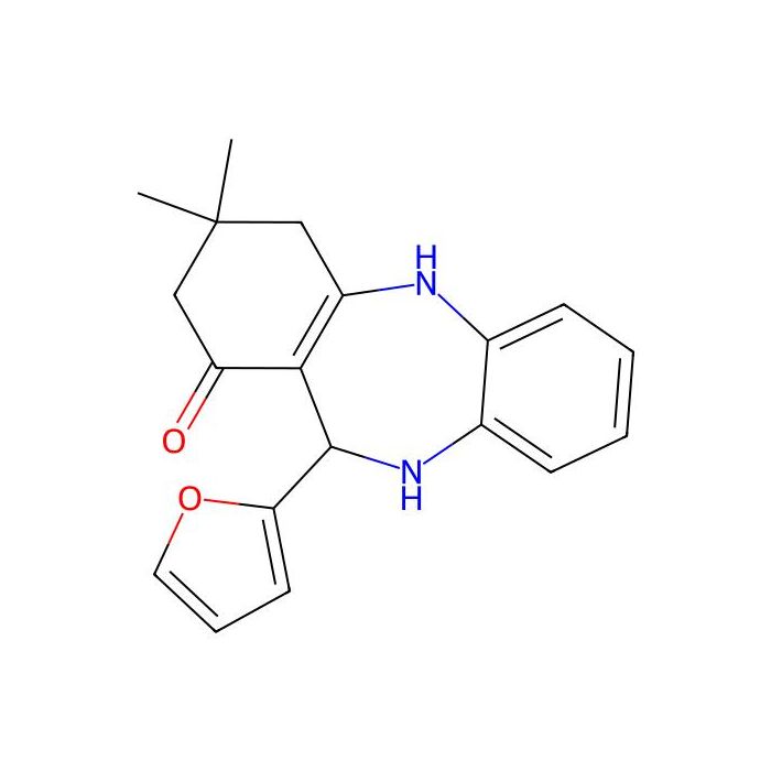 11-(2-furyl)-3,3-dimethyl-2,3,4,5,10,11-hexahydro-1H-dibenzo[b,e][1,4]diazepin-1-one -  CAS No(145628-72-4) by Aladdin Scientific
