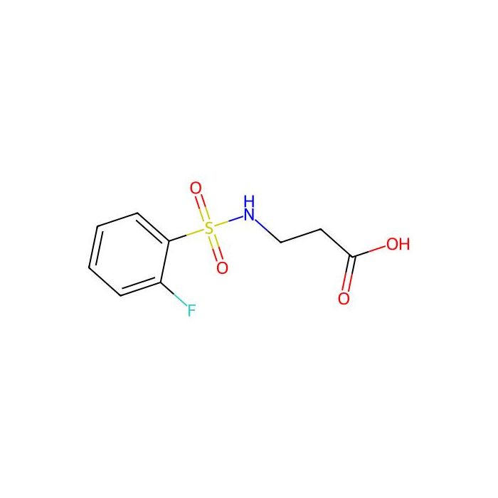 3-(2-Fluorobenzenesulfonamido)propanoic acid - ≥95% CAS No(613657-21-9) by Aladdin Scientific