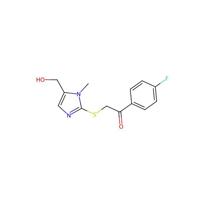 1-(4-Fluorophenyl)-2-((5-(hydroxymethyl)-1-methyl-1H-imidazol-2-yl)sulfanyl)-1-ethanone - ≥97% CAS No(338422-62-1) by Aladdin Scientific