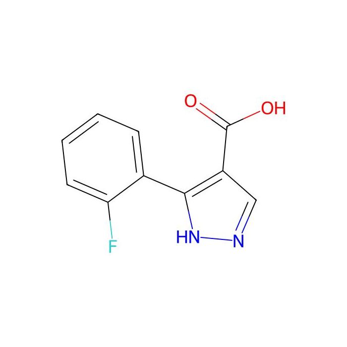 3-(2-fluorophenyl)-1H-pyrazole-4-carboxylic acid - ≥95% CAS No(879996-73-3) by Aladdin Scientific