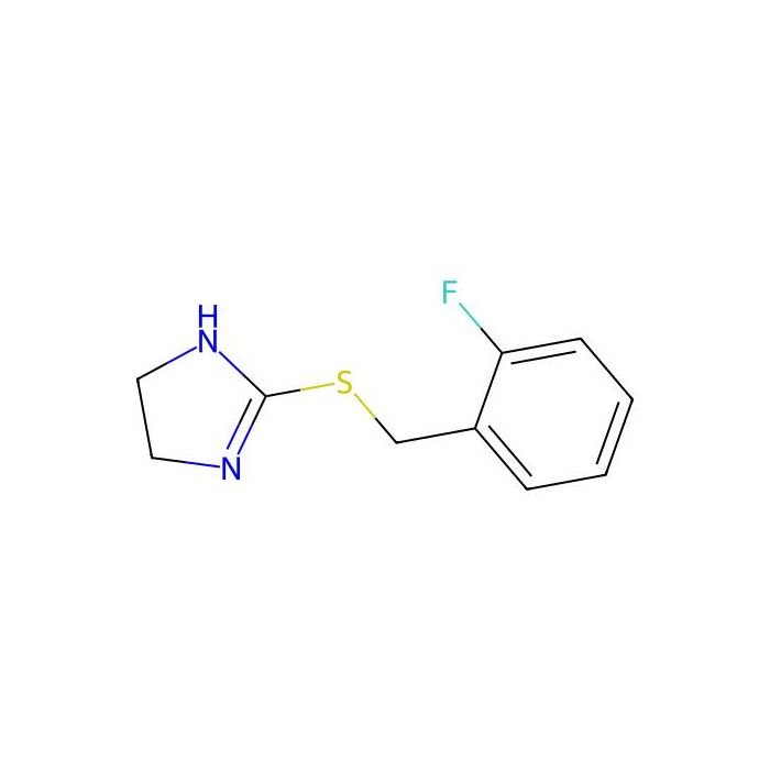 2-([(2-Fluorophenyl)methyl]sulfanyl)-4,5-dihydro-1H-imidazole - ≥95% CAS No(336879-91-5) by Aladdin Scientific