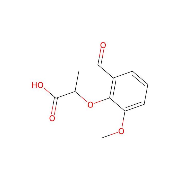 2-(2-Formyl-6-methoxyphenoxy)propanoic acid - ≥95% CAS No(590395-57-6) by Aladdin Scientific