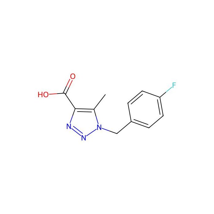 1-((4-fluorophenyl)methyl)-5-methyl-1H-1,2,3-triazole-4-carboxylic acid - ≥95% CAS No(885950-27-6) by Aladdin Scientific