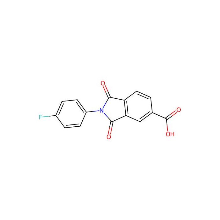 2-(4-Fluorophenyl)-1,3-dioxoisoindoline-5-carboxylic acid - ≥95% CAS No(110768-19-9) by Aladdin Scientific
