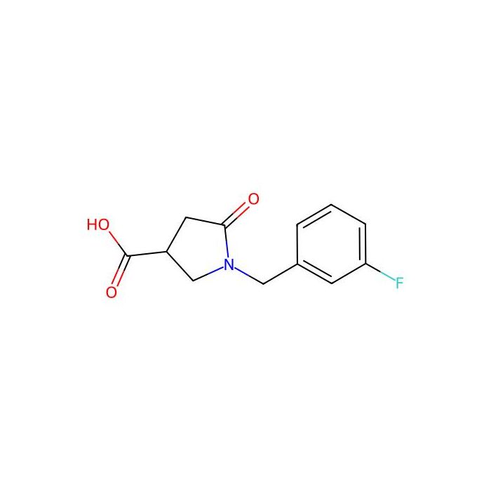 1-(3-Fluorobenzyl)-5-oxo-pyrrolidine-3-carboxylic acid - ≥95% CAS No(845546-23-8) by Aladdin Scientific
