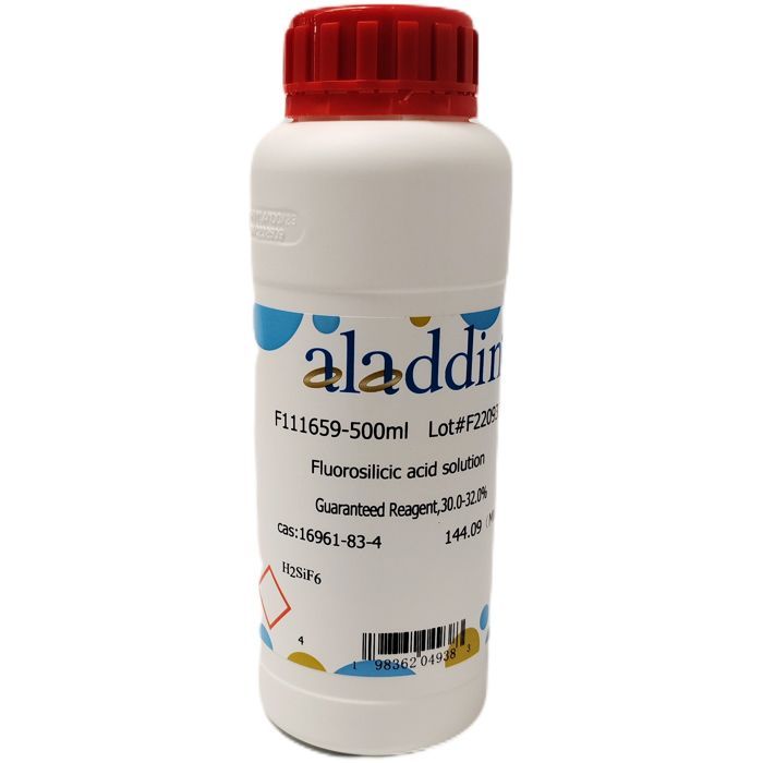 Fluorosilicic acid solution - GR, 30.0-32.0% CAS No(16961-83-4) by Aladdin Scientific