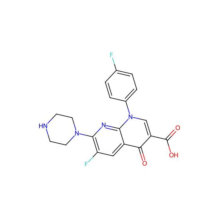 6-Fluoro-1-(4-fluorophenyl)-4-oxo-7-(piperazin-1-yl)-1,4-dihydro-1,8-naphthyridine-3-carboxylic acid -  CAS No(100490-21-9) by Aladdin Scientific