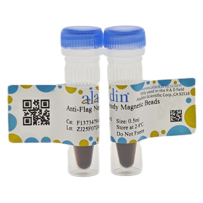 Anti-Flag Nanobody Magnetic Beads - BioReagent, Magnetic Bead Content: ≥10 mg/mL; Bead Diameter: 2 μm  F1373479 by Aladdin Scientific