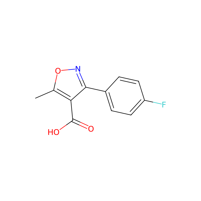 3-(4-Fluorophenyl)-5-methylisoxazol-4-carboxylic Acid - ≥98% CAS No(1736-21-6) by Aladdin Scientific
