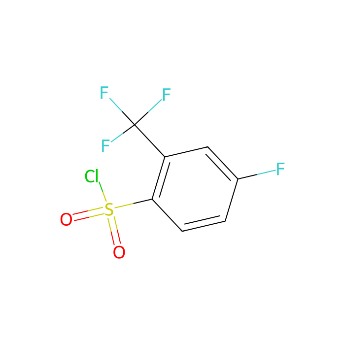 4-Fluoro-2-(trifluoromethyl)benzenesulfonyl Chloride - ≥98%(GC) CAS No(176225-09-5) by Aladdin Scientific