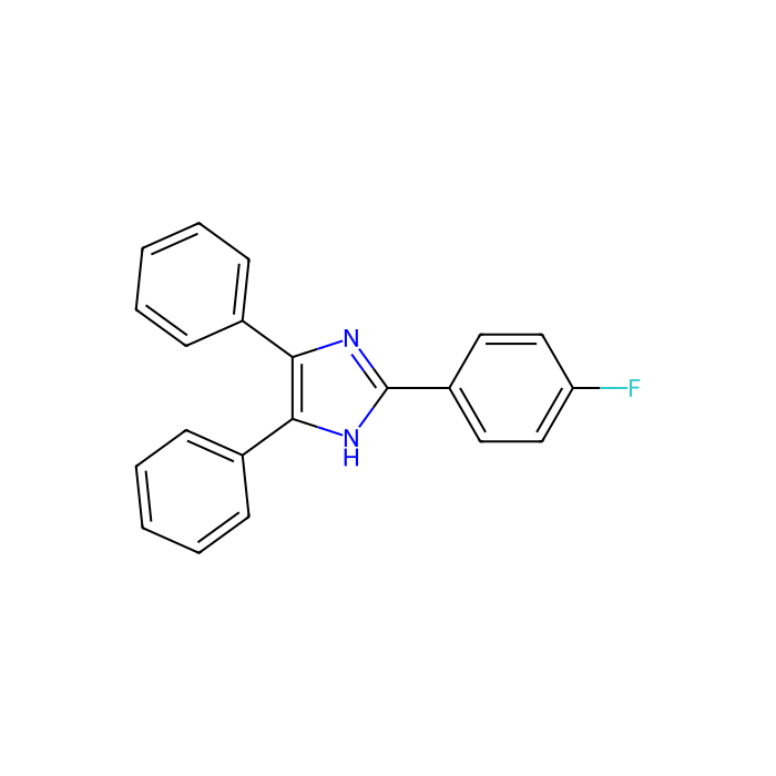 2-(4-Fluorophenyl)-4,5-diphenylimidazole - ≥98%(HPLC)(T) CAS No(2284-96-0) by Aladdin Scientific