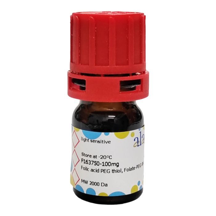 Folic acid PEG thiol, Folate-PEG-SH - MW 2000 Da  by Aladdin Scientific