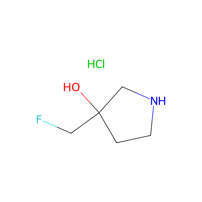 3-(fluoromethyl)pyrrolidin-3-ol hydrochloride - ≥97% CAS No(1419101-39-5) by Aladdin Scientific