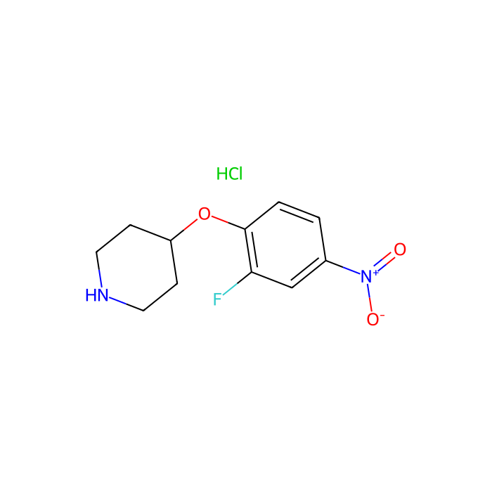 4-(2-Fluoro-4-nitrophenoxy)piperidine, HCl - ≥95% CAS No(1189653-33-5) by Aladdin Scientific